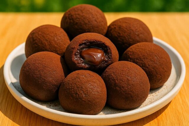 No Bake Fudge Bombs