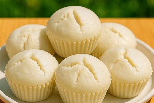 Fluffy Steamed Rice Cakes Recipe (Puto Bigas)