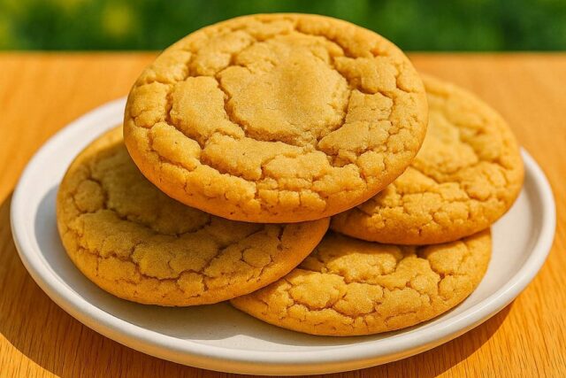 Thick and Chewy Peanut Butter Cookies Recipe